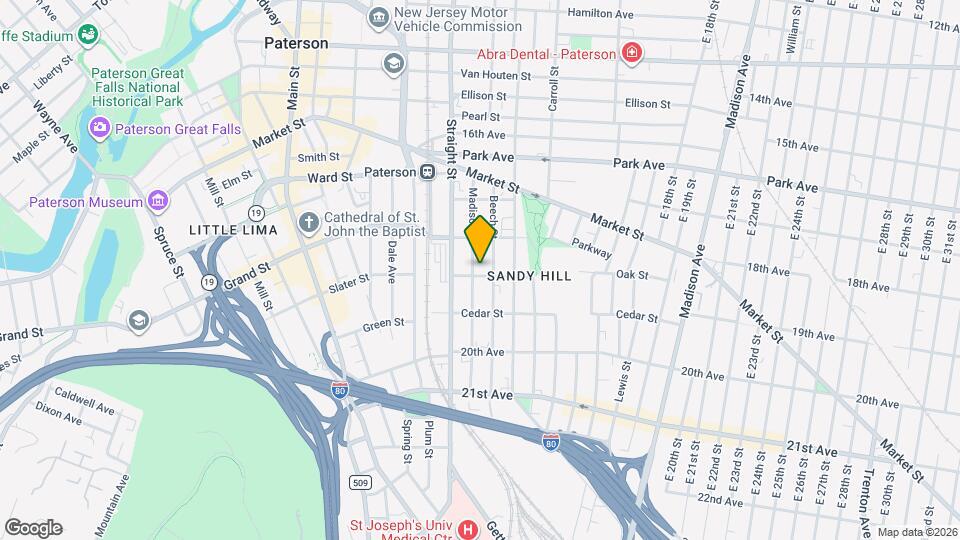 25 Oak St, Unit 2 Map and Location Details