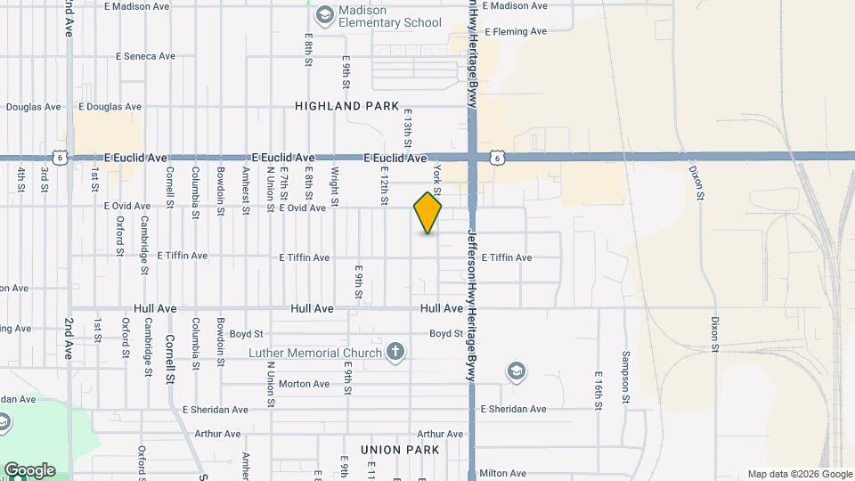 3210 York St Map and Location Details