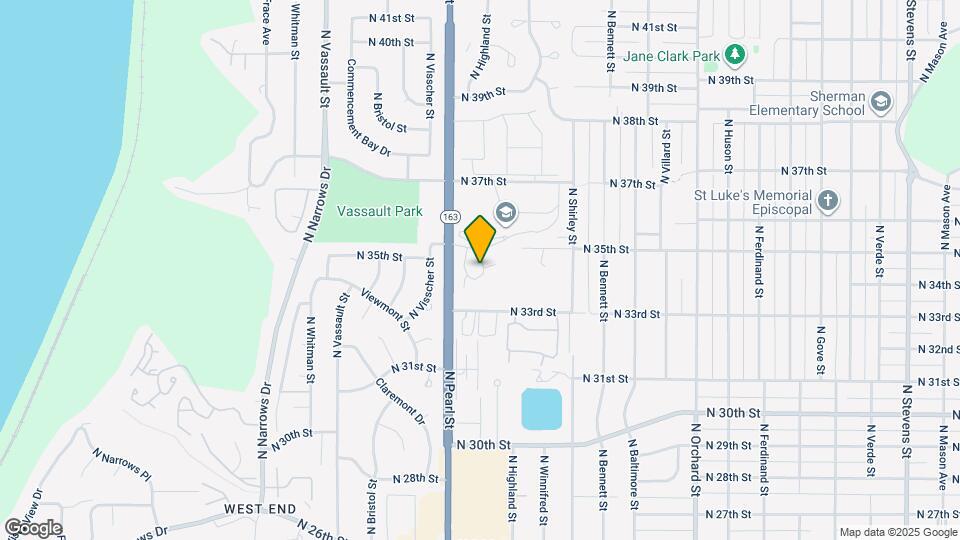 5822 N 35th St Map and Location Details