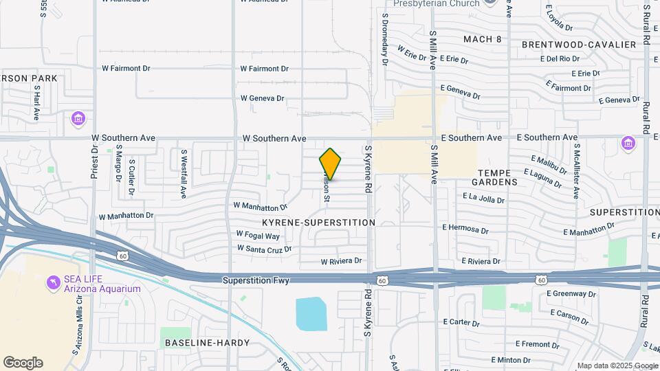 425 W Pebble Beach Dr Map and Location Details