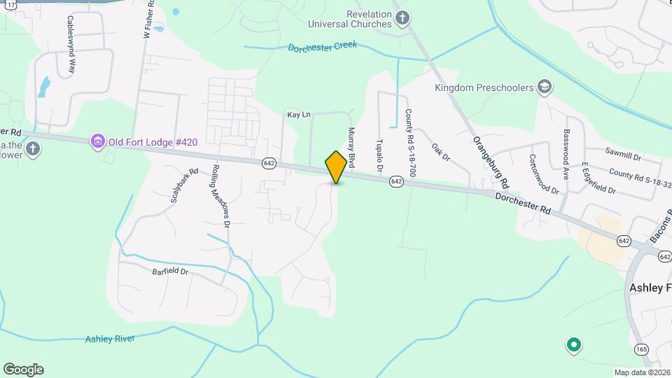 109 Ashley Bluffs Rd Mapa y Detalles de la Ubicación