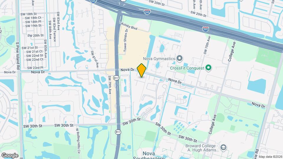 7509 SW 26th Ct Map and Location Details