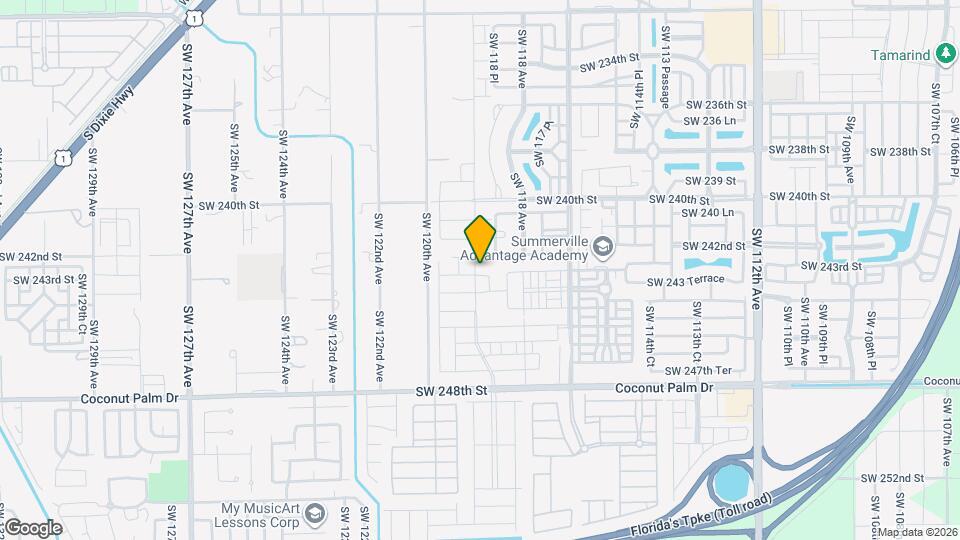 11889 SW 243rd St Map and Location Details