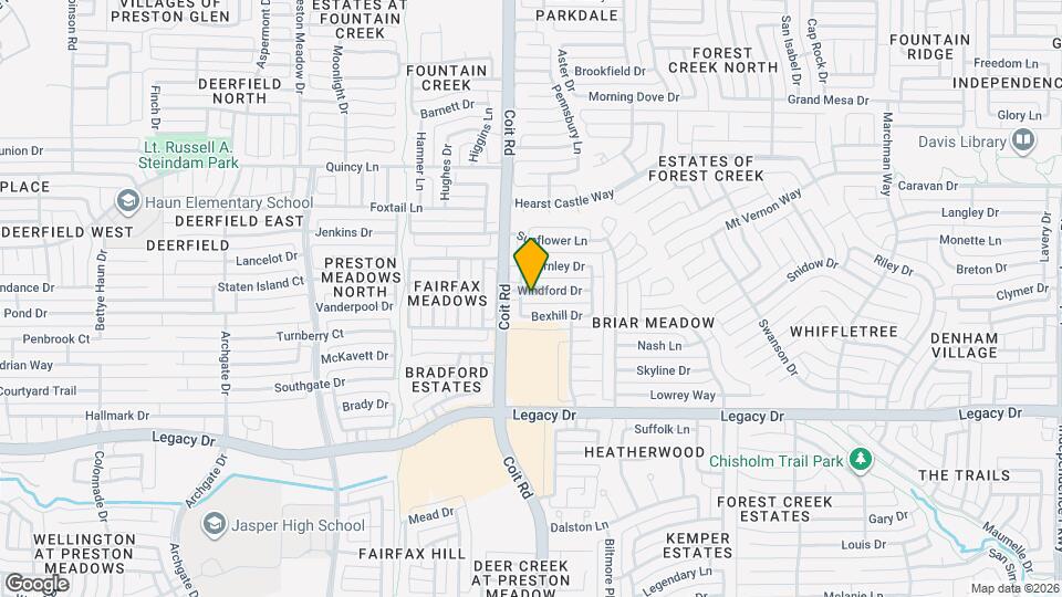 3948 Windford Dr Map and Location Details
