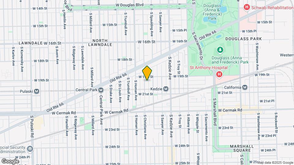 1919 S Christiana Ave, Unit 2 Map and Location Details