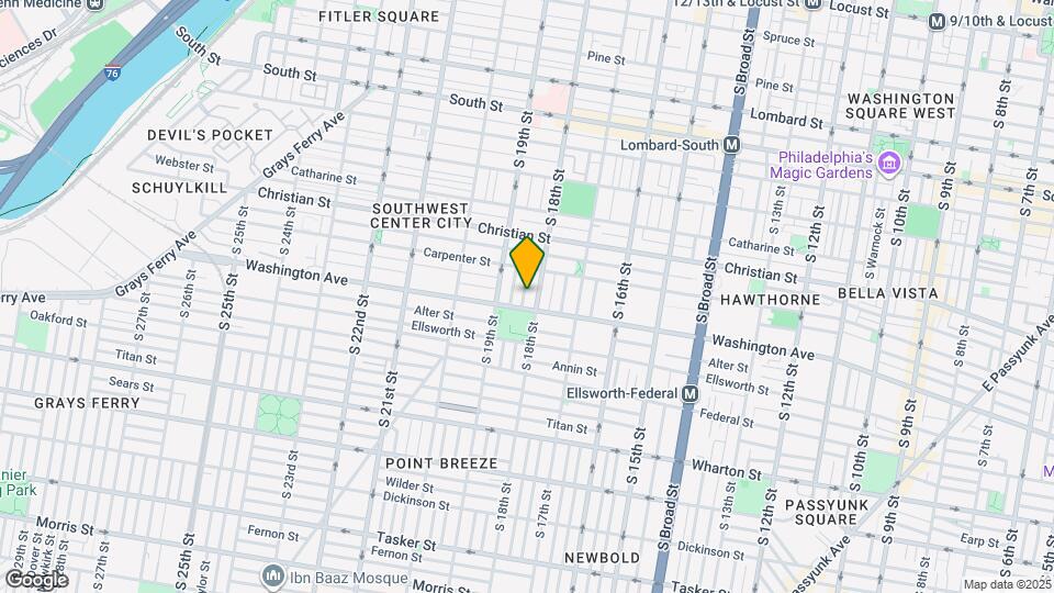 1039 S Cleveland St Map and Location Details