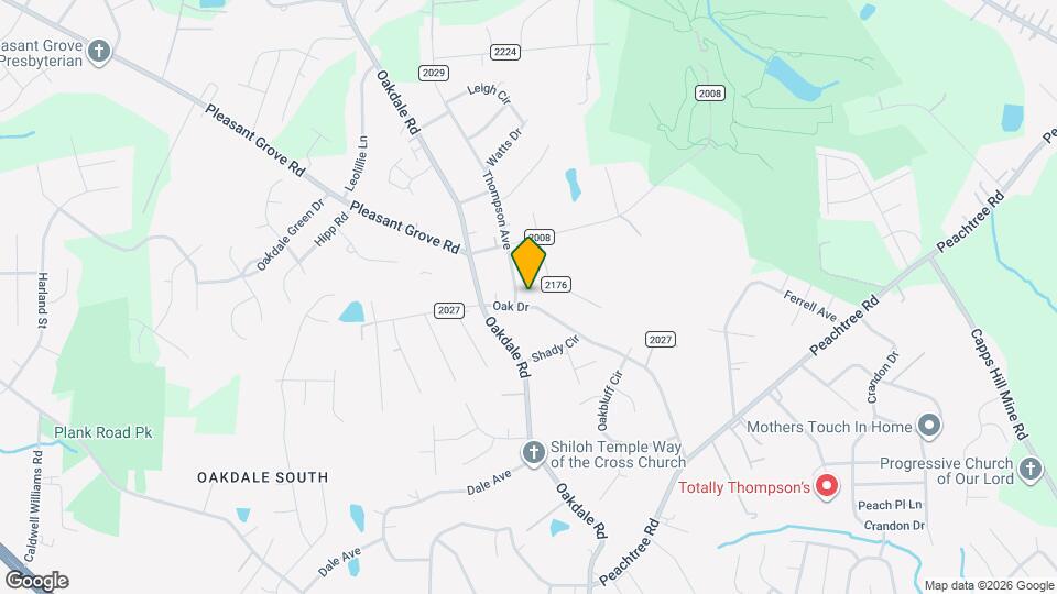 5726 Oak Dr Map and Location Details