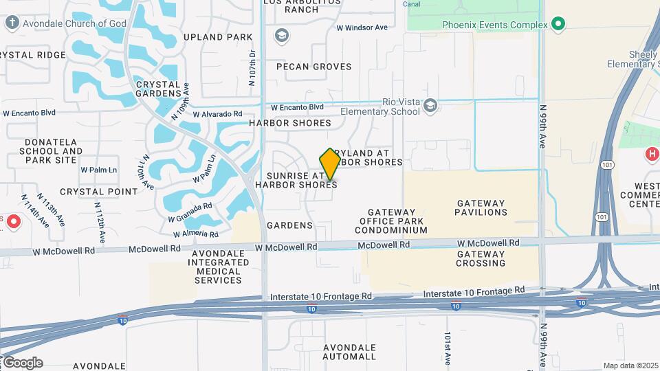10504 W Coronado Rd Mapa y Detalles de la Ubicación