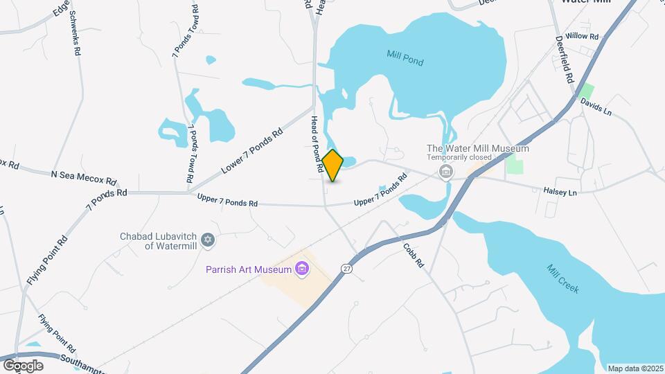 127 Head of Pond Rd Mapa y Detalles de la Ubicación