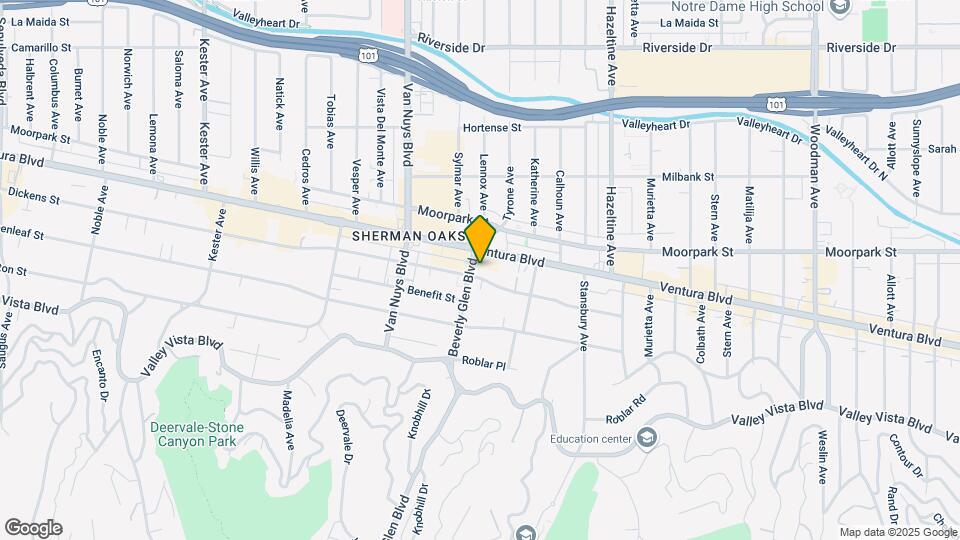 14333 Dickens St Map and Location Details