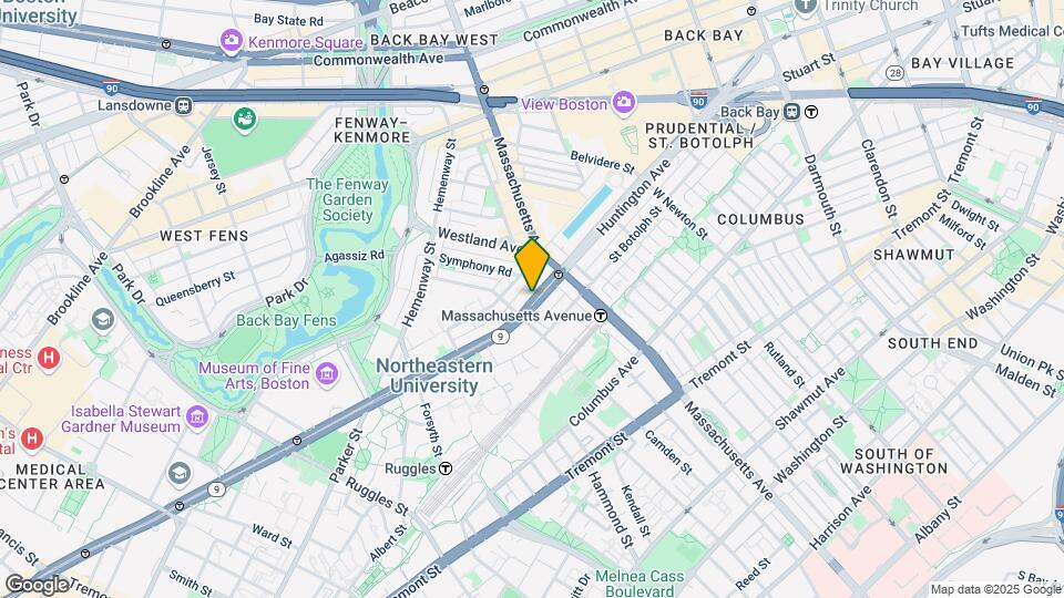 289 Huntington Ave, Unit 5C Mapa y Detalles de la Ubicación