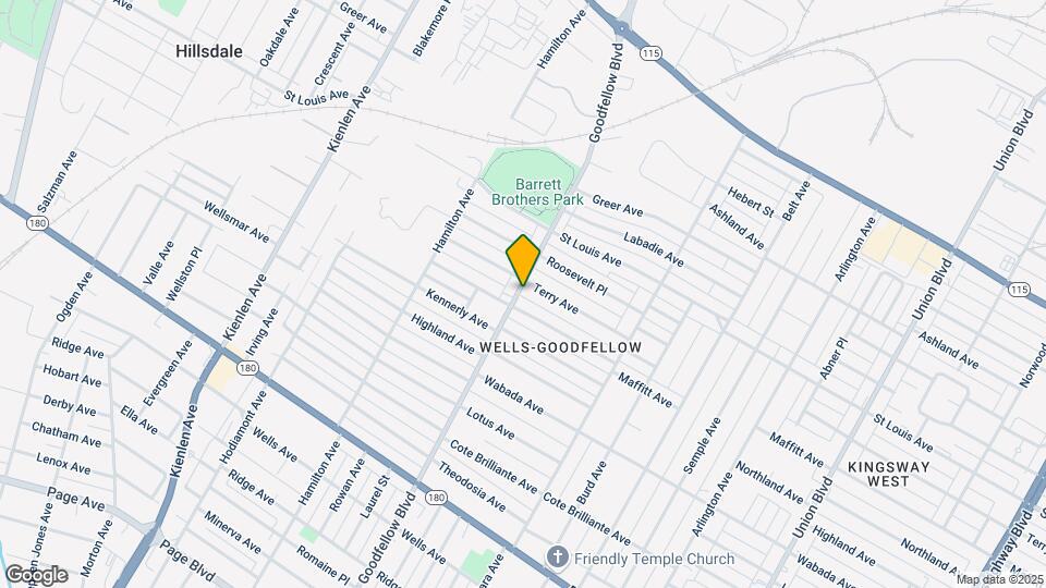 2742 Goodfellow Blvd Map and Location Details