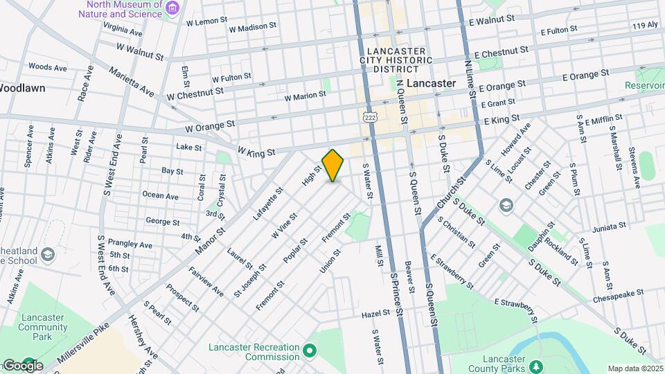 411 St Joseph St Map and Location Details