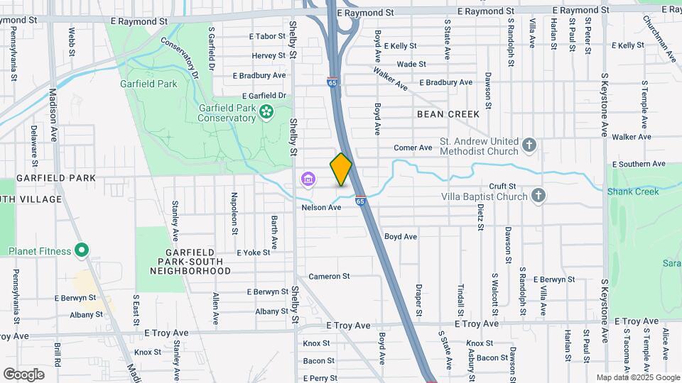 1313 Cruft St Map and Location Details