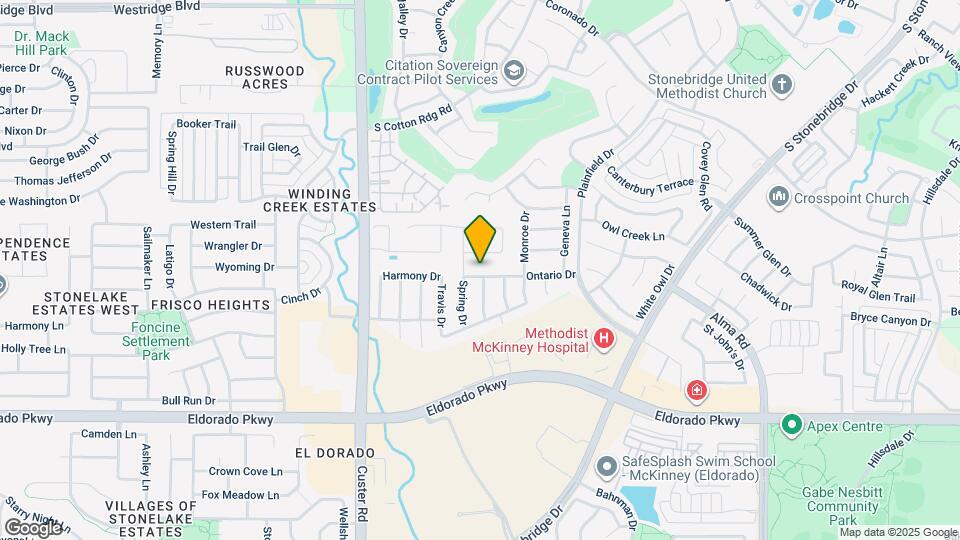 8512 Ontario Dr Map and Location Details