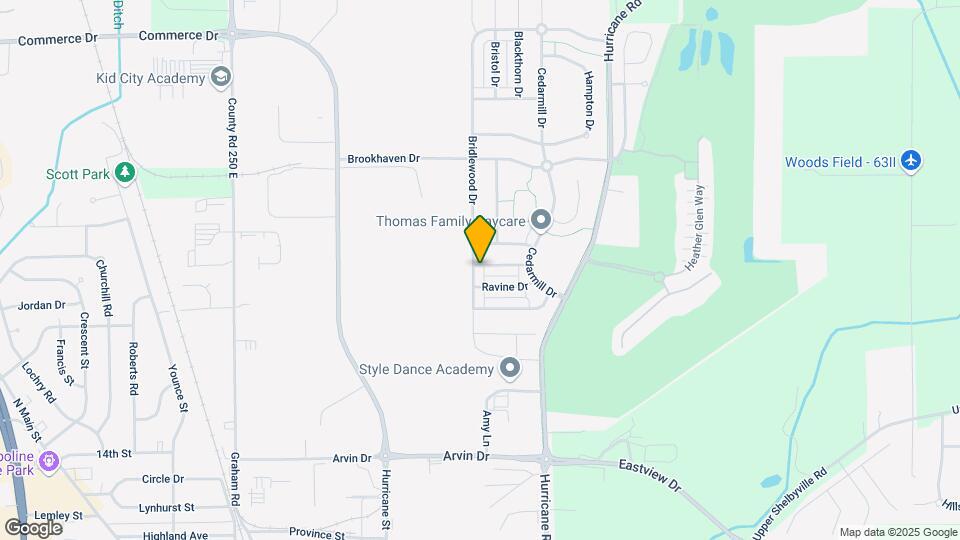 2071 Bridlewood Dr Map and Location Details
