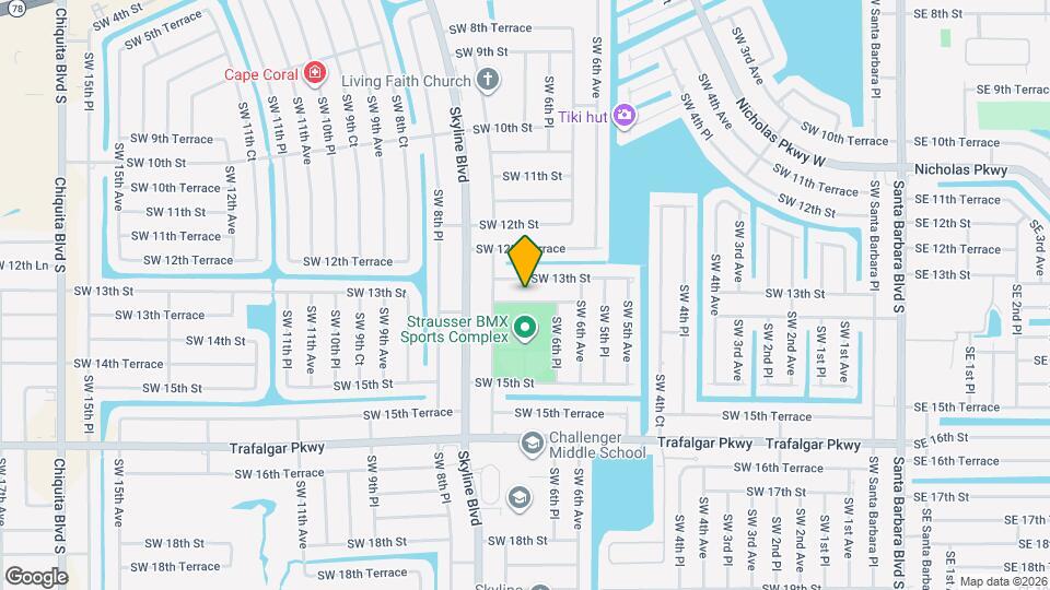 703 SW 13th Terrace Mapa y Detalles de la Ubicación