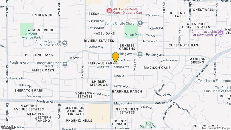 8907 Amerigo Ave Map and Location Details