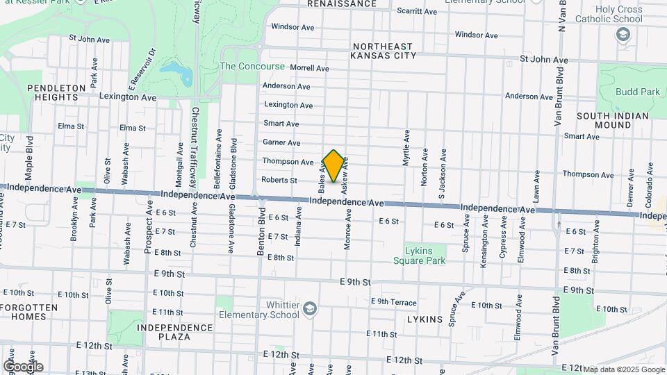 3515 Roberts St Map and Location Details