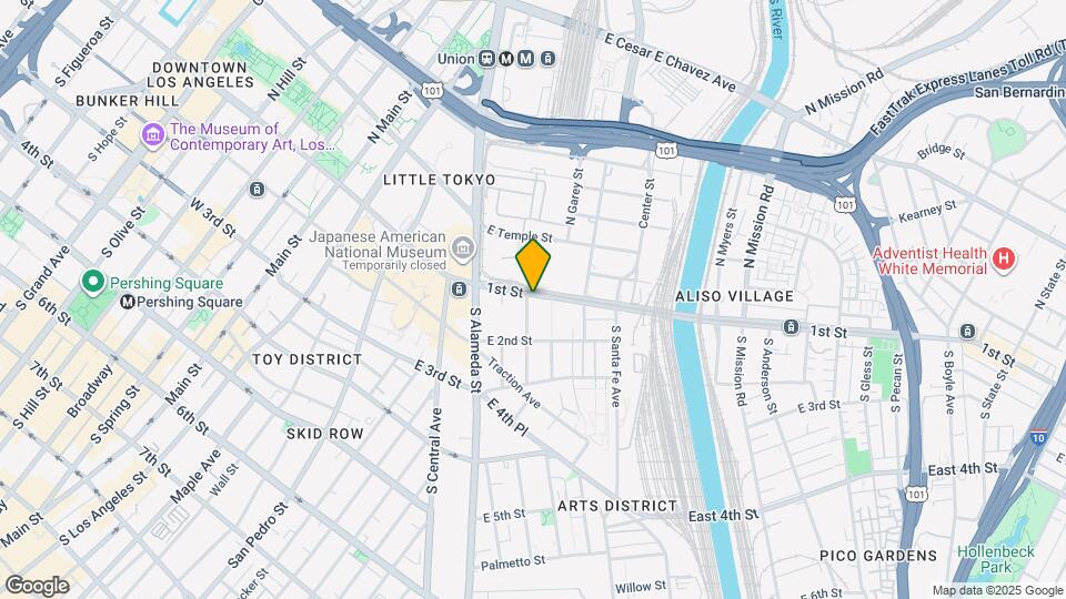 107 S Hewitt St Map and Location Details