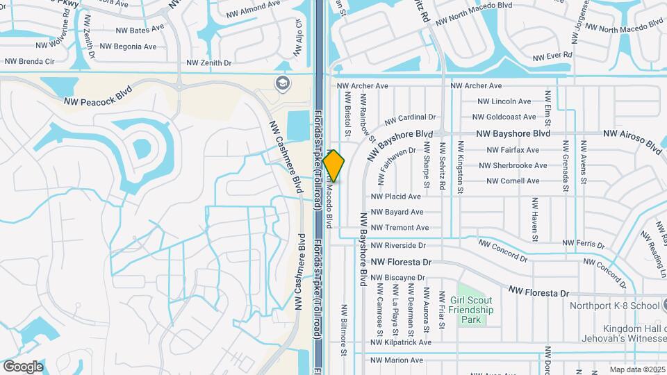 579 NW North Macedo Blvd Map and Location Details