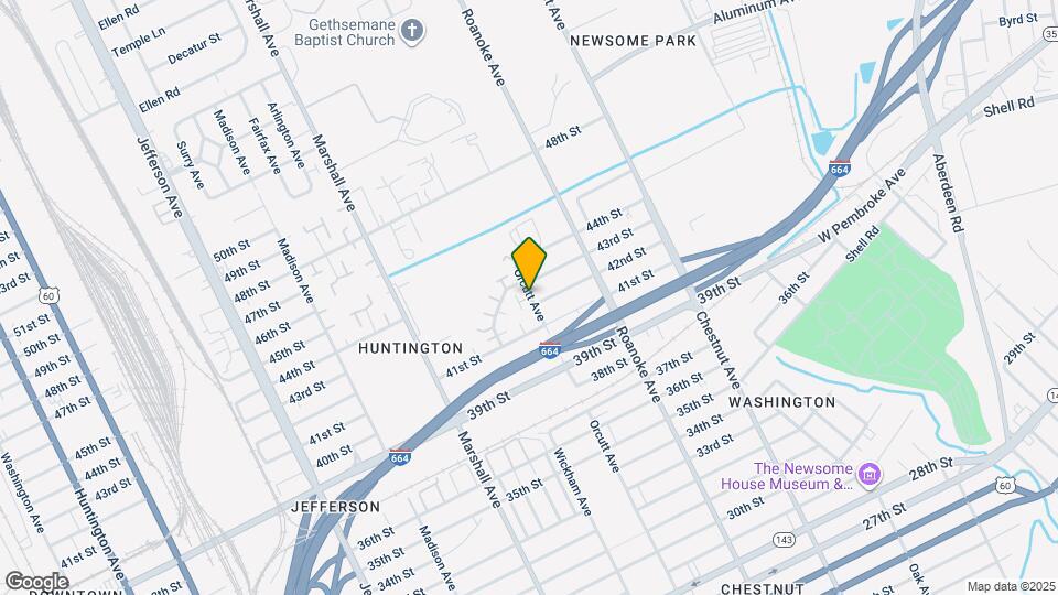 Newsome Park North Mapa y Detalles de la Ubicación