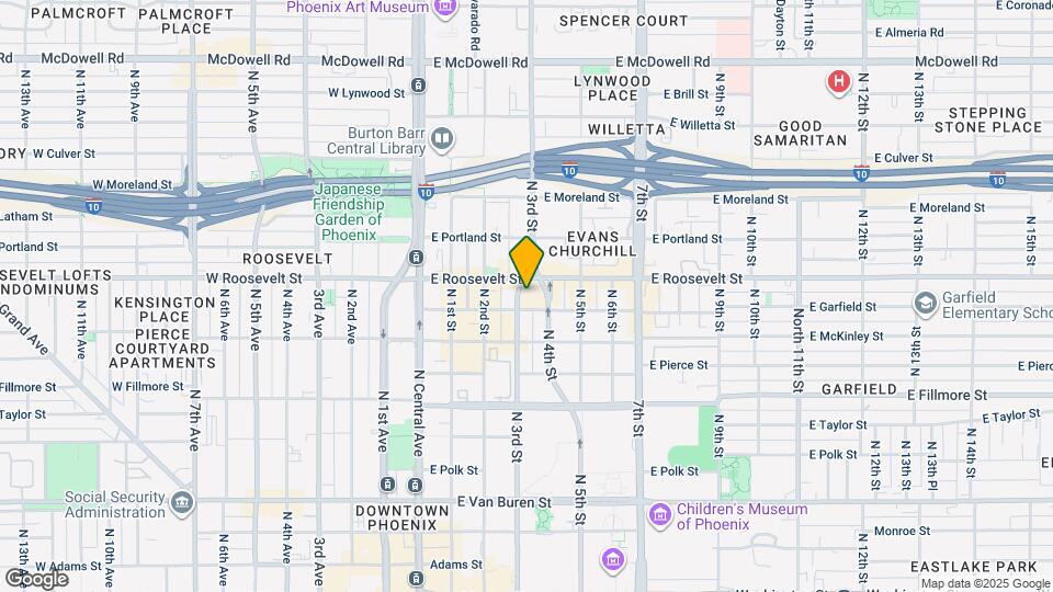 909 N 3rd St Map and Location Details