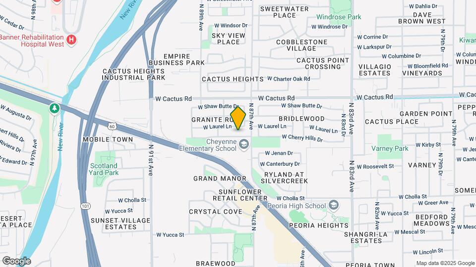 8746 W Cherry Hills Dr Map and Location Details