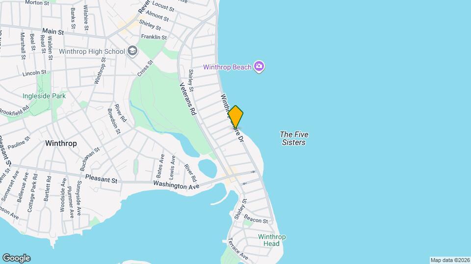 113 Winthrop Shore Dr, Unit 1 Map and Location Details