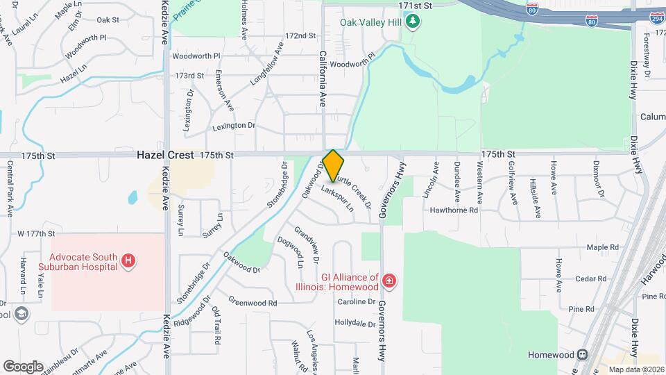 2722 Larkspur Ln Map and Location Details