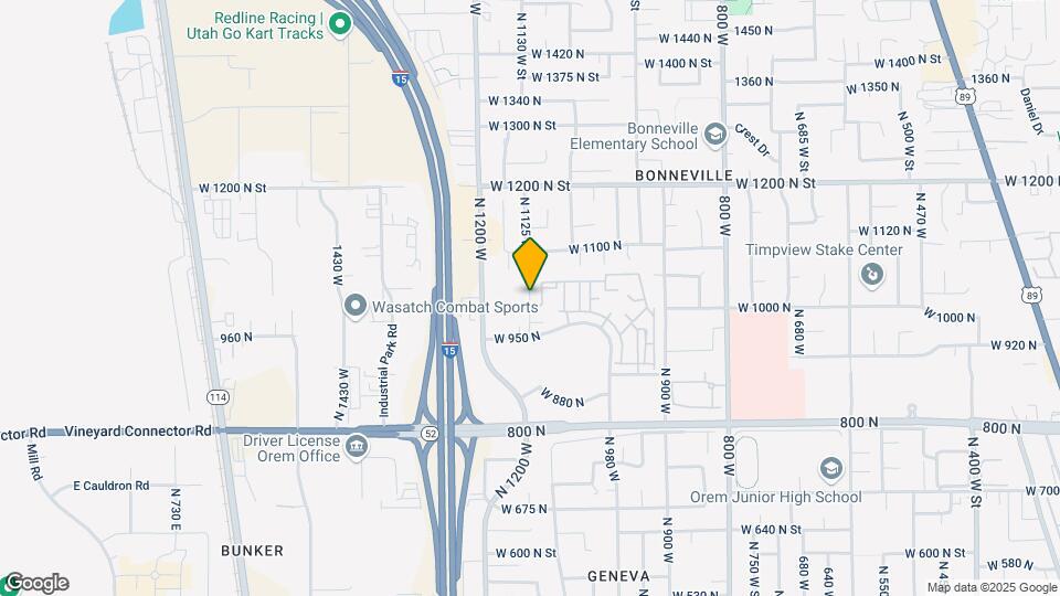 1004 N 1090 W St Map and Location Details