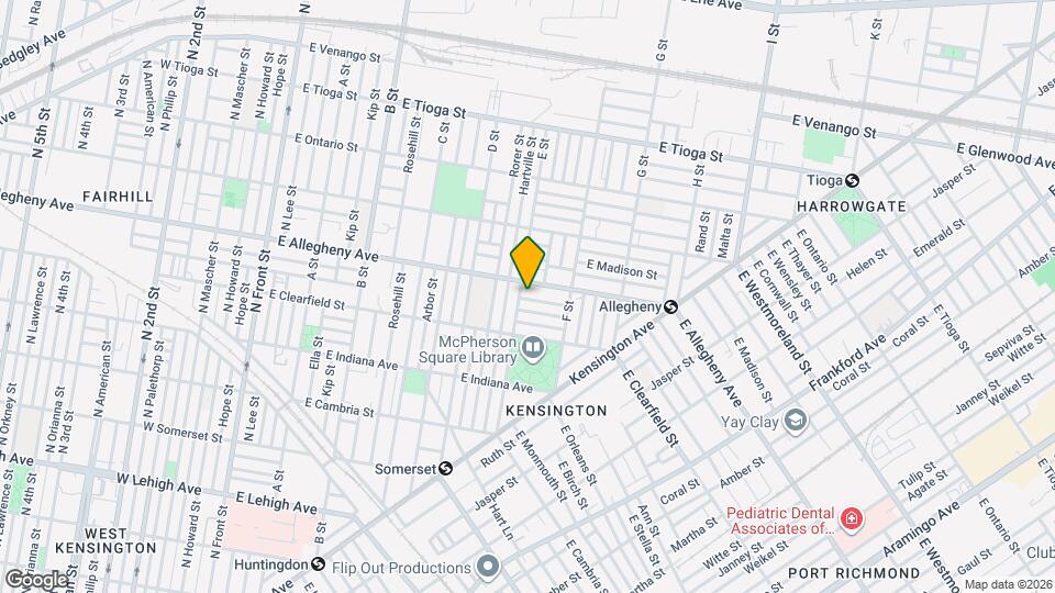 611 E Wishart St Mapa y Detalles de la Ubicación