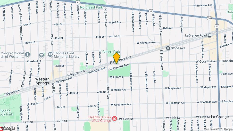 1323 W Cossitt Ave Map and Location Details