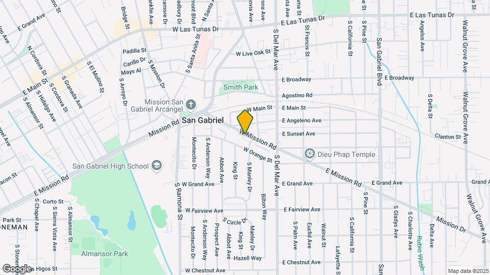 218 W Mission Rd Map and Location Details