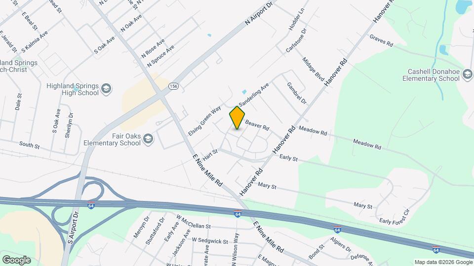 1814 Regal Dr Map and Location Details