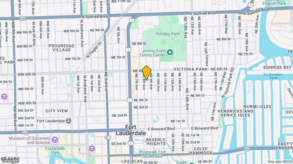 510 NE 8th Ave Map and Location Details