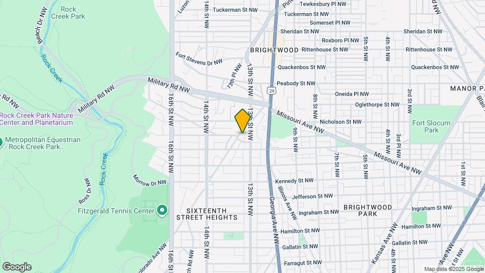 5731 Colorado Ave NW Map and Location Details