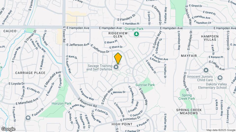 3762 S Danube Cir Map and Location Details