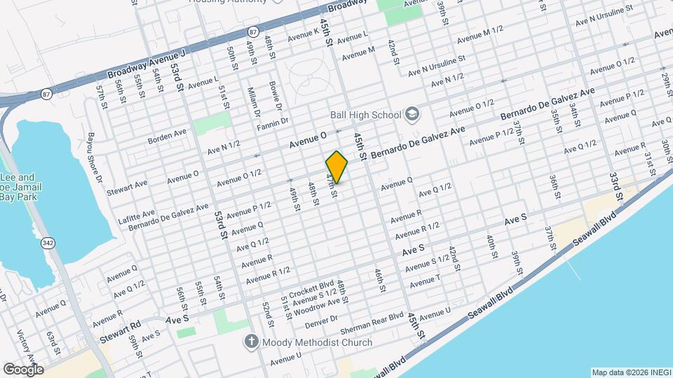 4627 Avenue P 1/2 Map and Location Details