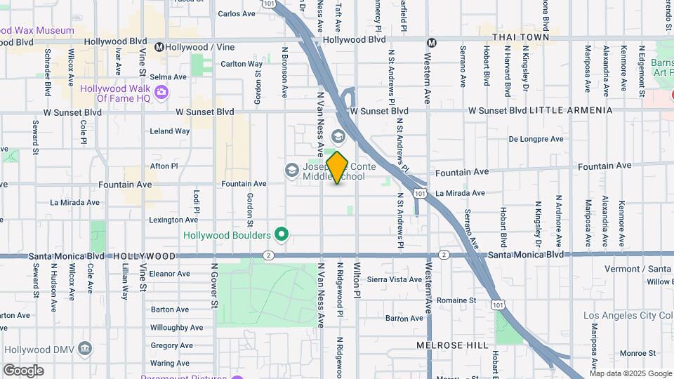 5727 La Mirada Ave Mapa y Detalles de la Ubicación