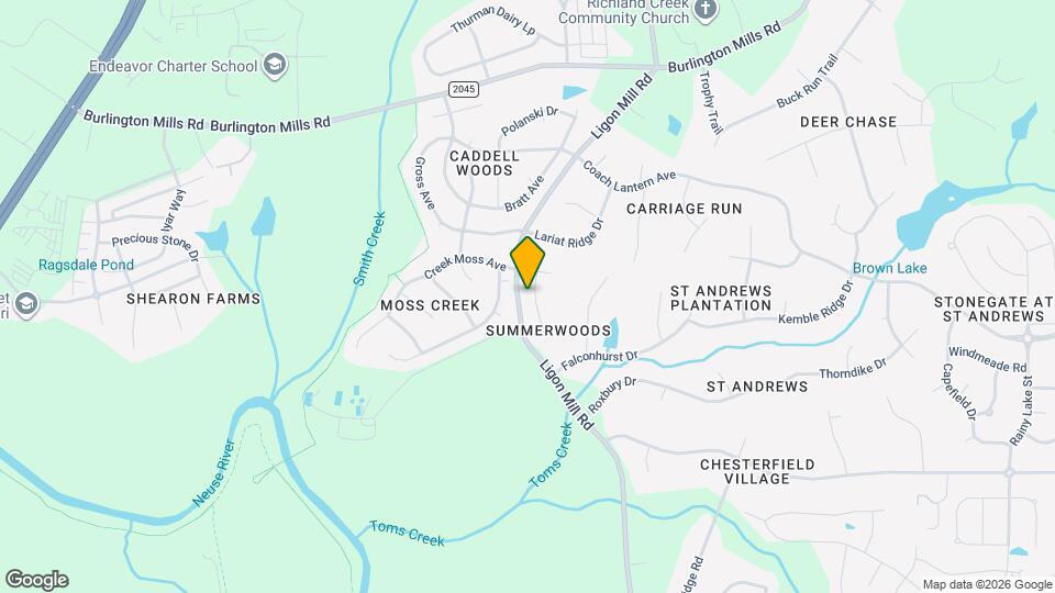 8537 Battery Crest Ln Mapa y Detalles de la Ubicación