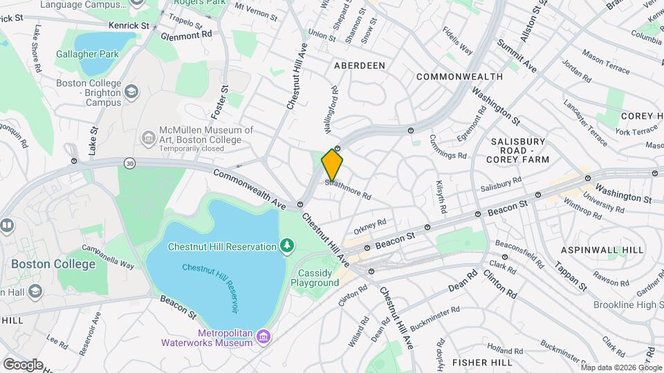 106 Strathmore Rd, Unit 3 Map and Location Details