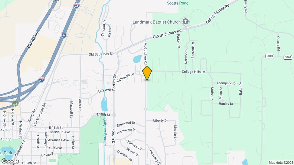 1955 McCutchen Rd Mapa y Detalles de la Ubicación