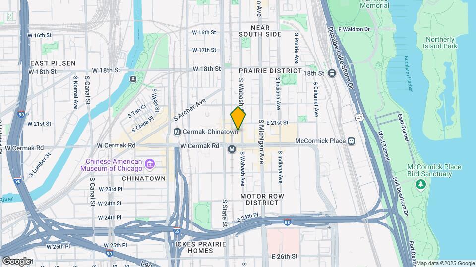 2118 S Wabash Ave Mapa y Detalles de la Ubicación