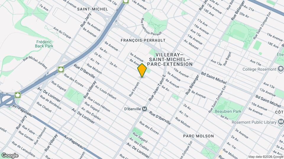 2630 Everett St Map and Location Details