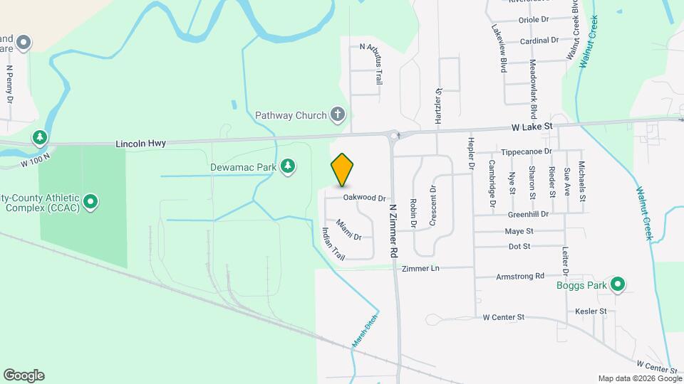 2102 Oakwood Dr Mapa y Detalles de la Ubicación