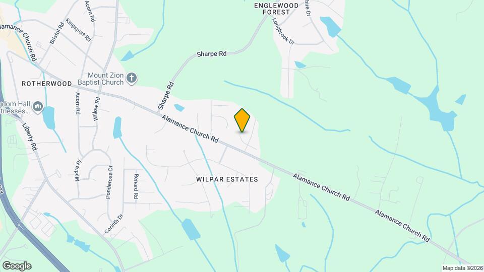 1506 Hamilton Hills Dr Map and Location Details