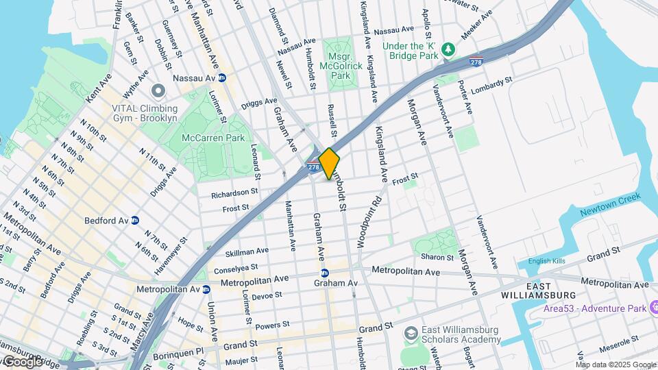 182 Richardson St Map and Location Details