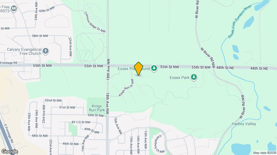 1354 Arthur Ln NW Mapa y Detalles de la Ubicación