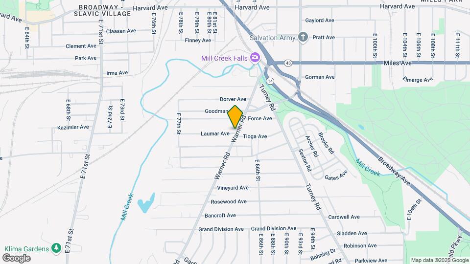4368 Warner Rd Map and Location Details